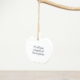 Hocus Pocus Pumpkin Decoration, 9cm