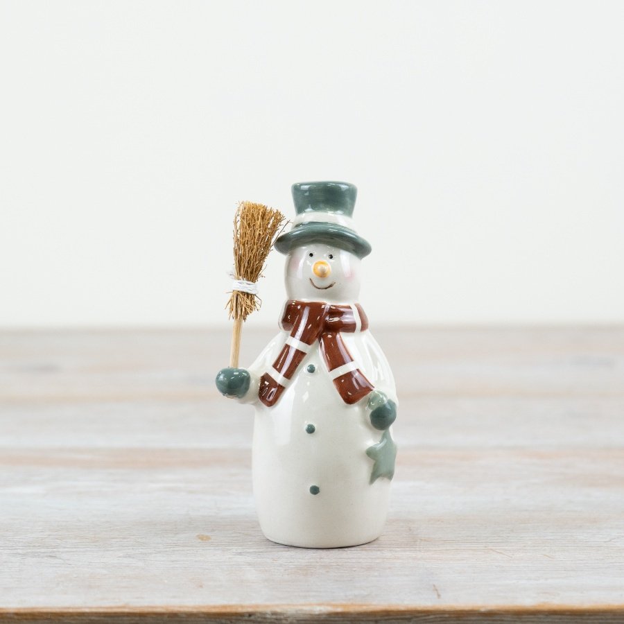 Celebrate the wintertime with our 13cm Snowman Ornament - a charming addition to any festive décor.