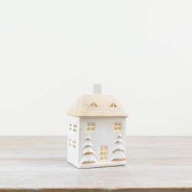Introduce a cosy and welcoming atmosphere to any living space with this delightful LED ceramic house.