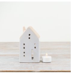 T-light Holder House Deco, 12.9cm 