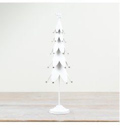 White Metal Tree Ornament 40cm