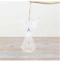Elevate your decor with the Wire Angel Hanger - a stylish and versatile solution for all your hanging needs.