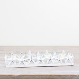 Metal Star 4 Tea Light Star Holder, 28.5cm 