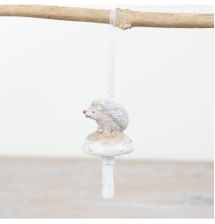 Hanging Hedgehog on Mushroom 