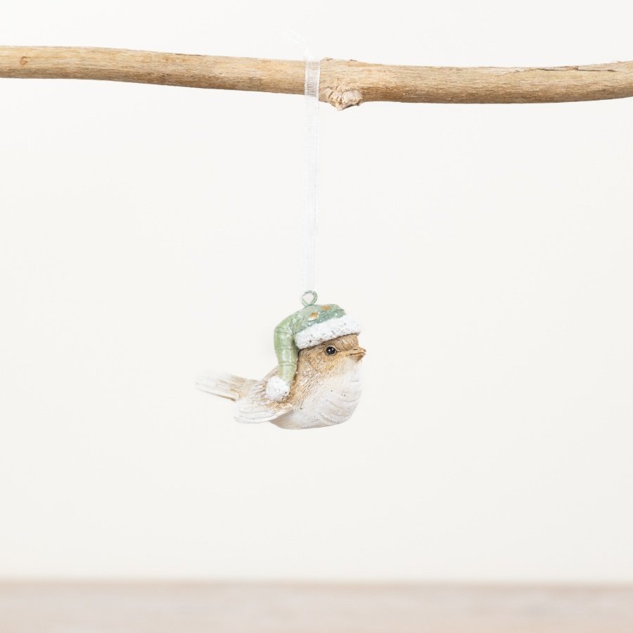 Xmas Bird Tree Hanger, 7cm