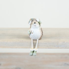 Festive Hedgehog Shelf Sitter