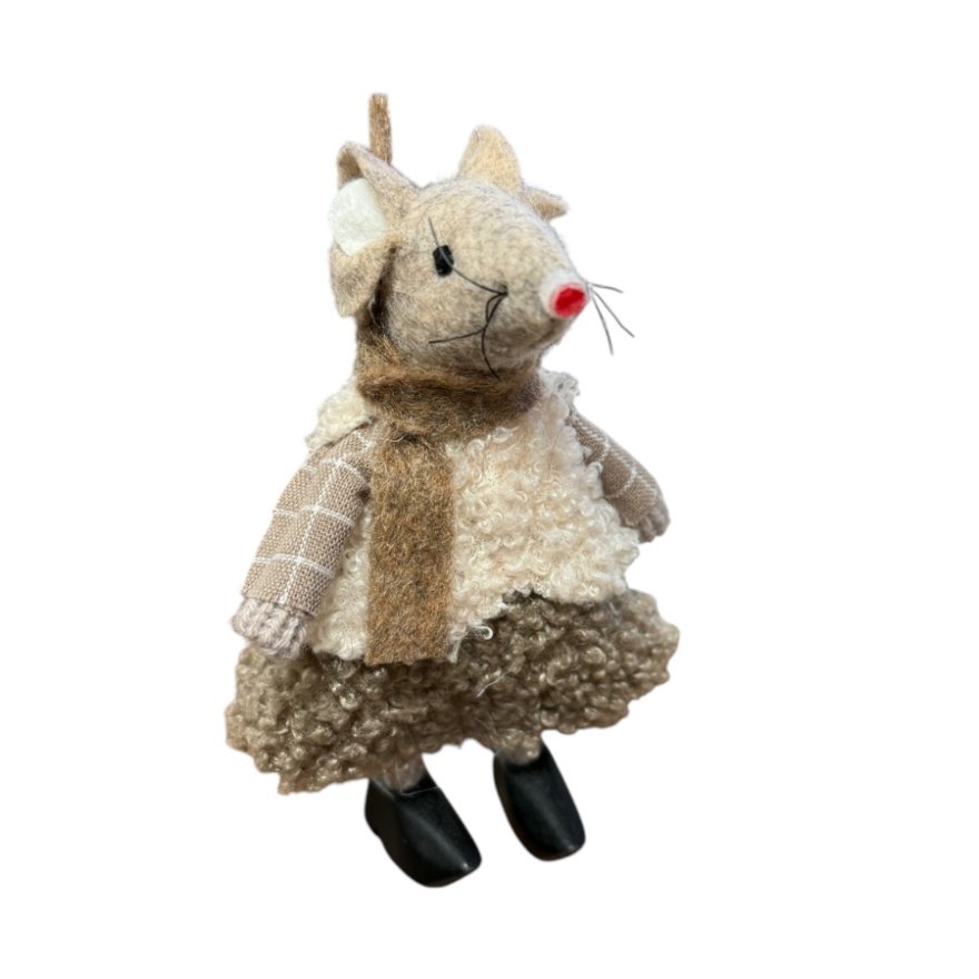 Girl Mice Deco, 11cm 