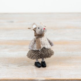 Girl Mice Deco, 11cm 