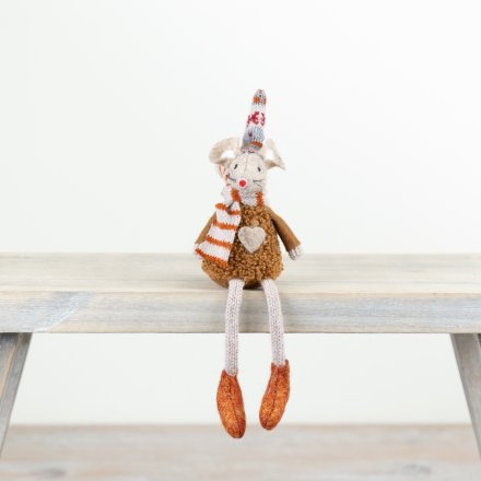 16cm Autumn Mouse Sitter