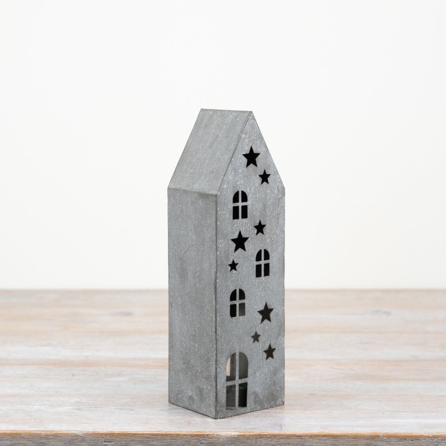 Grey Starry House, 27cm