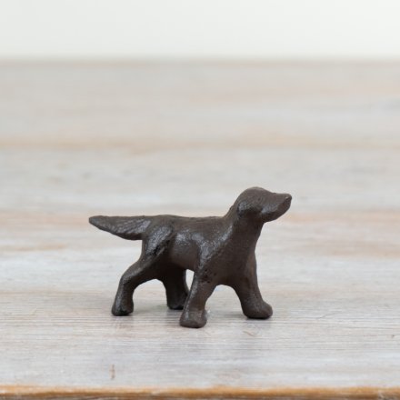 Small Metal Dog Decor, 7.7cm