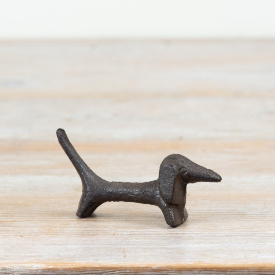 8.8cm Metal Dog Decor