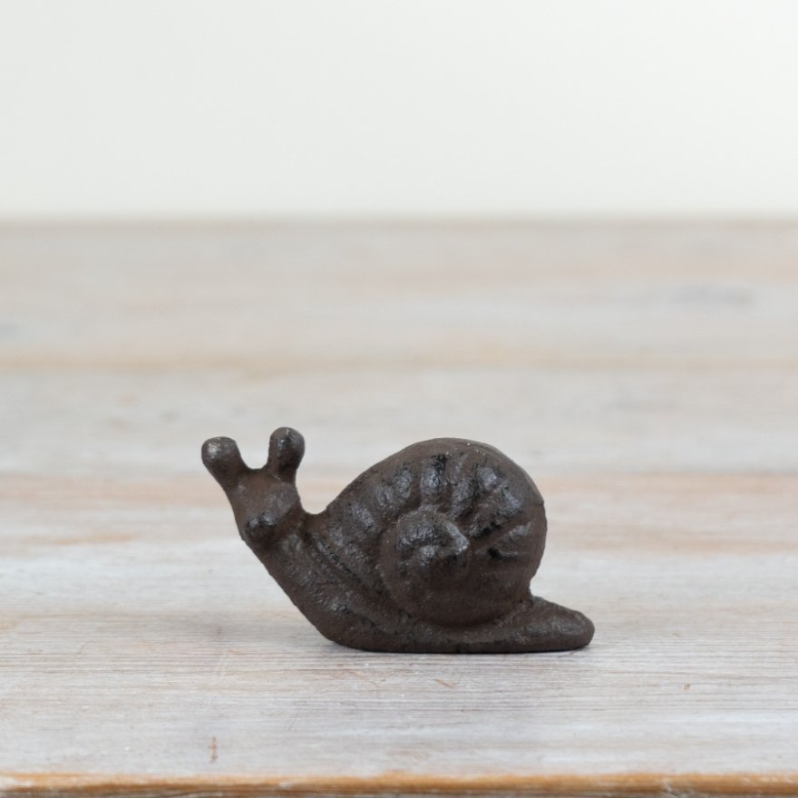 Metal Snail Decor, 8.3cm