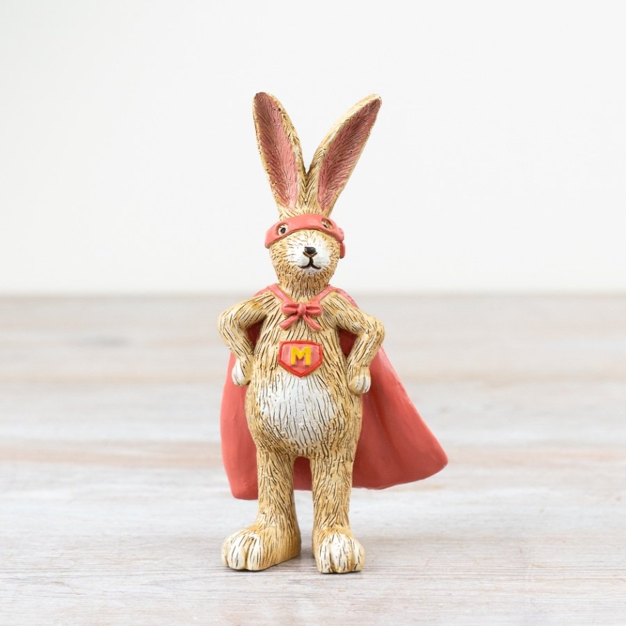 A unique and beautifully detailed resin rabbit ornament for that super mummy in your life. 