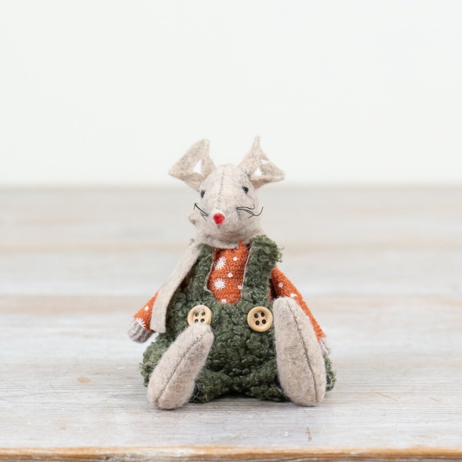 Spruce up your space with our adorable fabric mice! Perfect for adding a touch of whimsy to your home