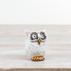 Bring a touch of wonder to your space with our adorable "Little Owl" figurine