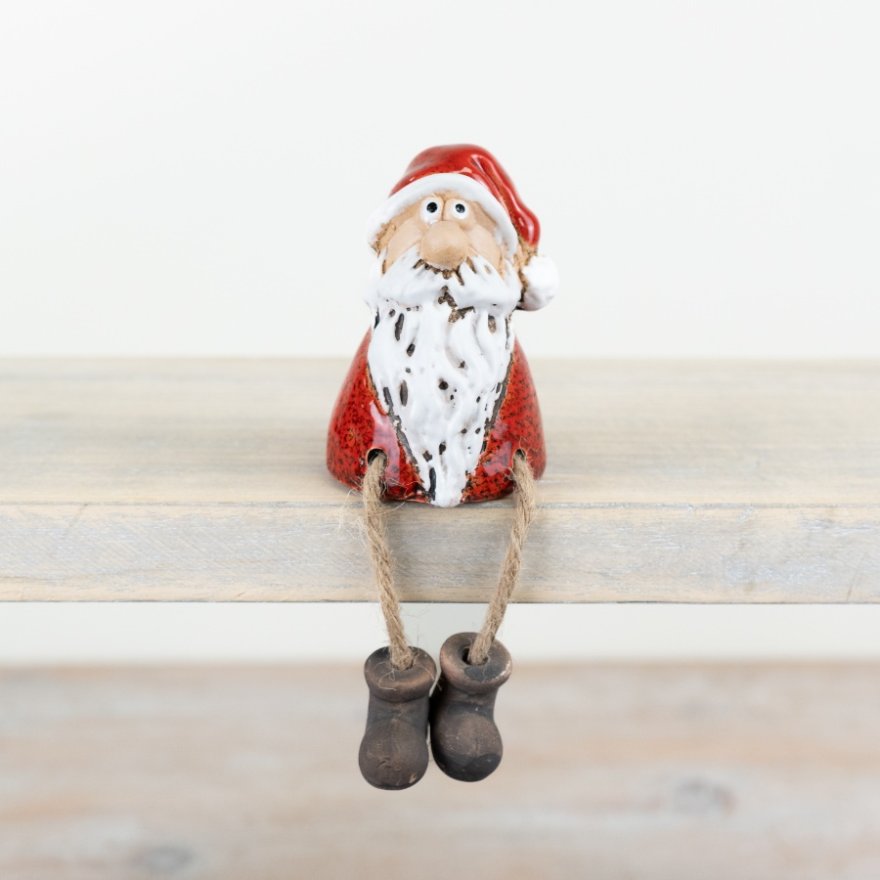 Rustic Santa Sitter, 8cm