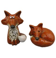 Add a rustic touch to your decor with our charming Fox Ornament