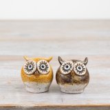 2/a Rustic Brown Owls 5cm