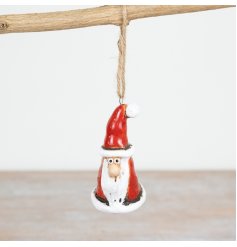 7.8cm Hanging Santa Deco