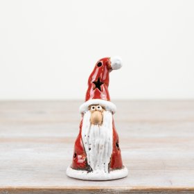 Red Light up Santa Figurine, 11.5cm 