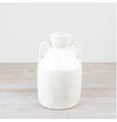 a charming flower vase with handles 