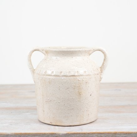 Terracotta Vase with Handles 