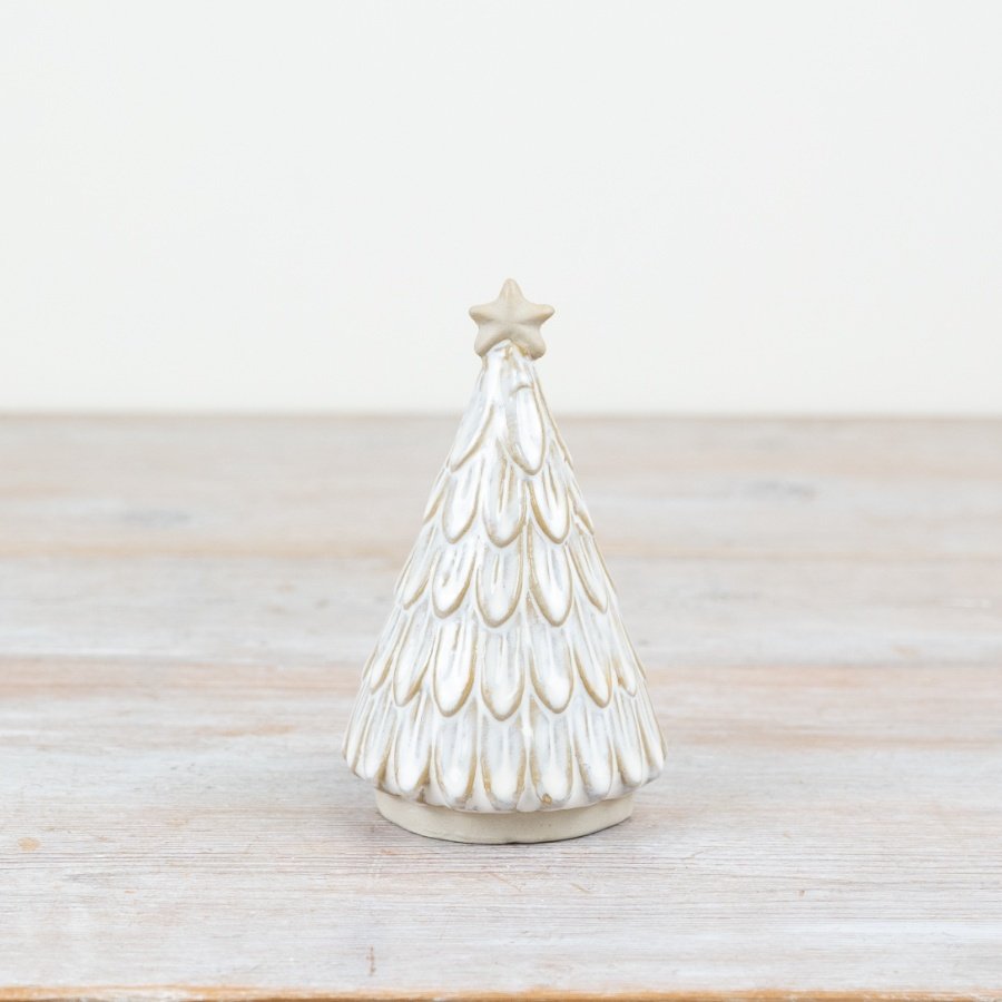 Elevate holiday decor with our Porcelain Tree with Star - the perfect festive accent! Deck the halls with this ultimate