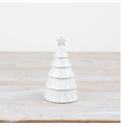 Natural Glaze Christmas Tree 13cm