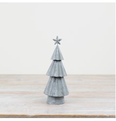 Grey Metal Tree, 23.5cm