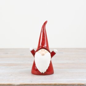 Introduce a touch of charm and personality to the home this festive season with this delightful red gonk ornament