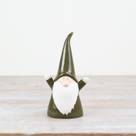 Brighten up your space with our charming 21cm Santa figurine