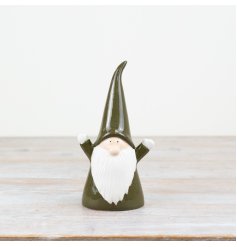 Bring festive joy to your home with our intricately crafted 21cm Santa figurine - perfect for holiday decoration!