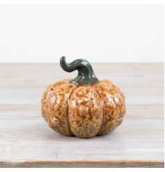 Fall into the season with our stunning Textured Pumpkin, a charming addition to your home decor and Halloween 
