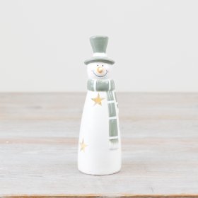 Standing LED Standing Snowman, 17.5cm 