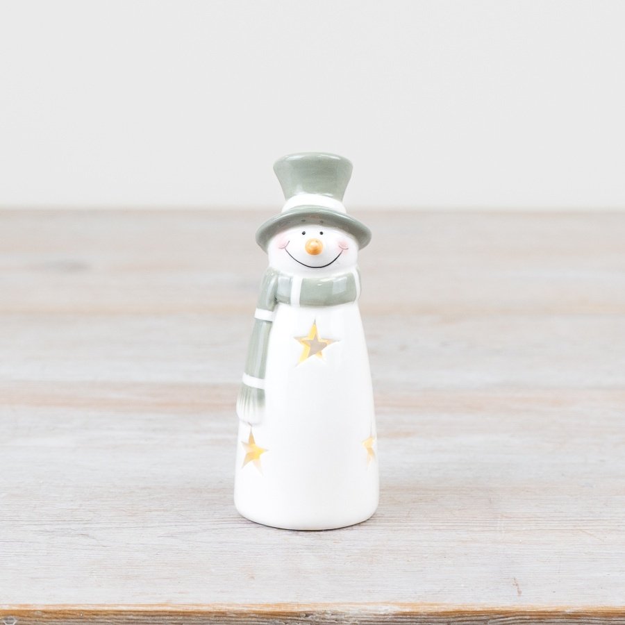 12cm LED Snowman Decoration