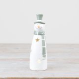 Add some winter wonder to your home with our charming LED Snowman.