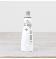 Bring festive cheer to your home with our enchanting LED Snowman - a delightful touch for the winter season!
