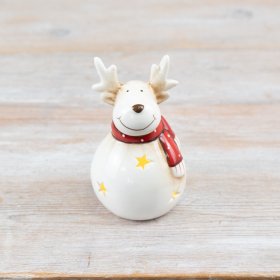 12cm LED Deer Star Ornament