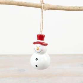 Add festive spirits to your home with our Snowman Jute Hanger -