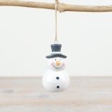 Snowman Hanger, 9cm 