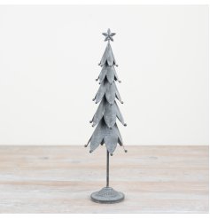Silver Rustic Christmas Tree 40cm