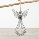 Wire Hanging Angel Deco, 18cm