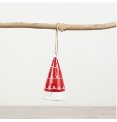 Hanging Red Gonk, 8.6cm 