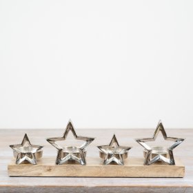 43cm Star Candle Holder on Base