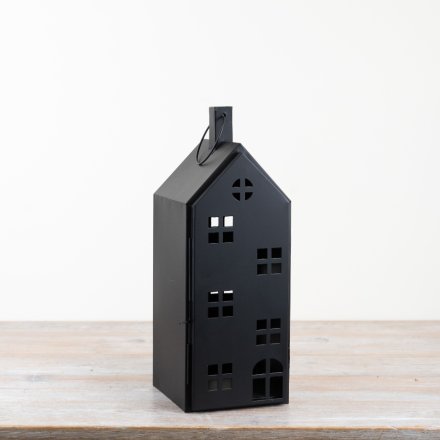 40cm Black Iron House