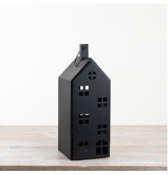 40cm Black Iron House