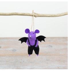 Halloween Bat Mouse Hanger, 11cm 