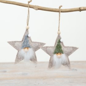 2/a Felt Star Gonk Hangers 13cm