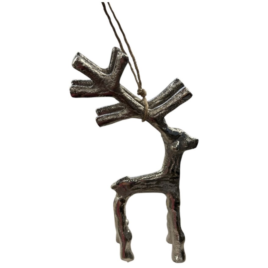 Hanging Reindeer Deco, 12cm 